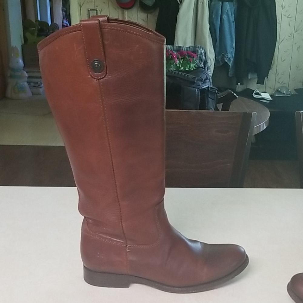 🎈SOLD🎈Frye Melissa Button Leather Boots 8.5 - Picture 3 of 12